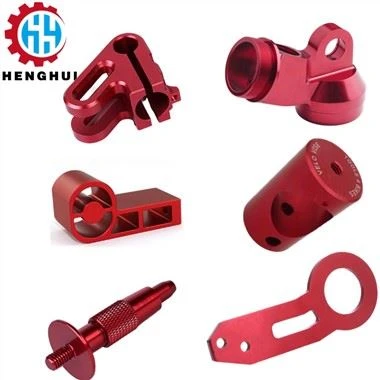 Piese de prelucrare CNC Piese anodizate aluminiu roșu